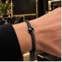 Мъжка Гривна от Ваксова Корда с Детелина СВАРОВСКИ/SWAROVSKI